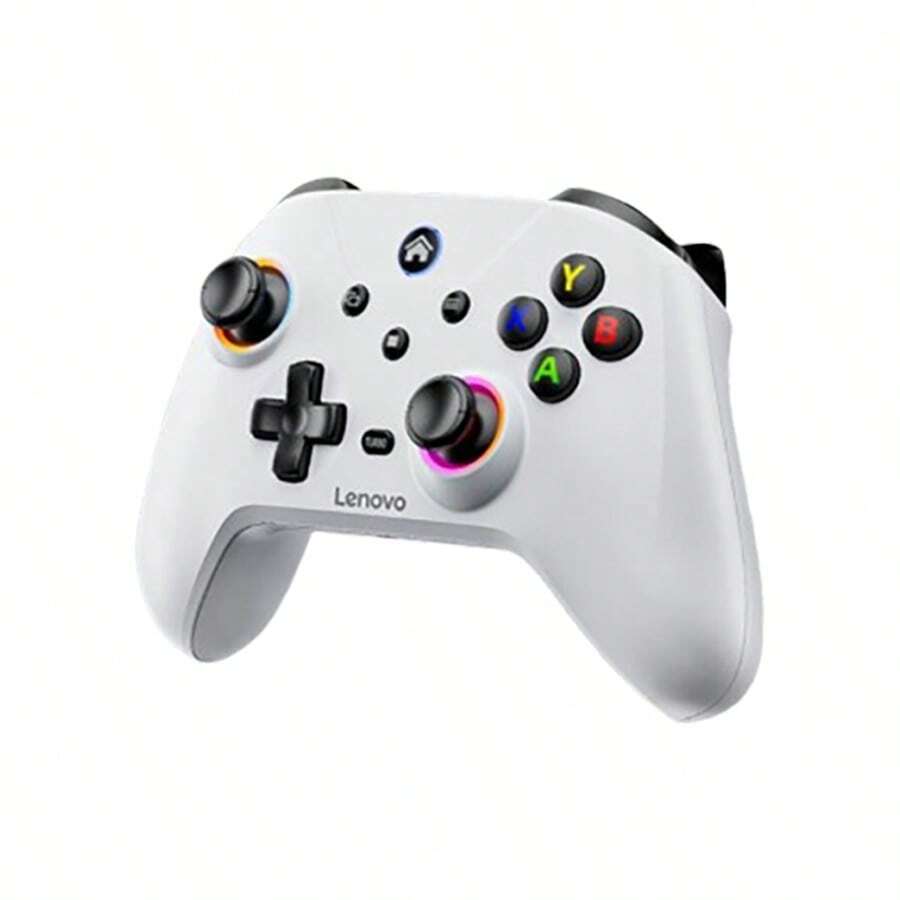 Lenovo Wireless Game Controller S02 Multi-Mode Compatible Dual Hall Trigger Adjustable Vibration Intensity Multi-Mode Platform Compatible 3D High-Precision Joystick Low Latency Ergonomic Retro White - Retro White - View 1