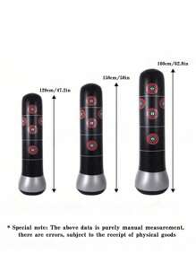 1pc Thickened Inflatable Punching Bag Tumbler Toy, Stress Relief For Teens & Adults, Home Warm-Up Training For Winter, Christmas/New Year/Thanksgiving Gift, Boxing Exercise Stress Relief Device