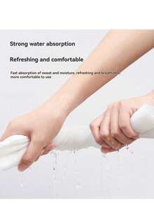 一次性浴巾，4条大号70x140cm压缩毛巾，含8条一次性毛巾，适合露营、运动、徒步旅行等活动海滩必备品返校