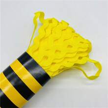 1 pieza 15 yardas Cinta en zig zag de 6mm de poliéster Cinta DIY para manualidades, material para decorar bodas, fiestas, Navidad, lazos - Elige colores - Ver 22