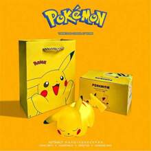 pokemon Luz nocturna decorativa con Pikachu de Pokémon que brilla, lámpara de mesita de noche con Pikachu de Pokémon como regalo de cumpleaños o Navidad