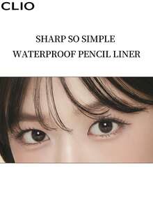 Clio K-Beauty SHARP SO SIMPLE 防水眼线笔，胶水/凝胶眼线笔，眼线笔，色彩浓郁，色素沉着丰富，涂抹顺滑，持久，哑光效果，防水防汗，日常彩妆，韩国彩妆