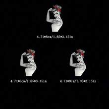 1/2/3pcs Vinyl Heat Transfer Stickers, Hot Melt Patches For Fitness Girls, Suitable For DIY Washable Stickers On T-Shirts, Hoodies, Pillows, Backpacks, And Handbags, Mixed Colors, Suitable For Both Men And Women's Clothing And Craft Gift Decoration - Multicolor - View 4