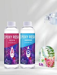 1:1 环氧树脂 240/500ml 水晶透明环氧树脂套装，适用于 DIY 艺术、木工、珠宝制作、杯垫、模具铸造环氧树脂 - 低粘度，适合初学者和专业人士 - Epoxy Resin - 查看 5