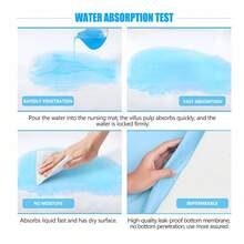 50pcs Disposable Waterproof Incontinence Pads, Baby Diaper Changing Mat Disposable Breathable Absorbent Pads