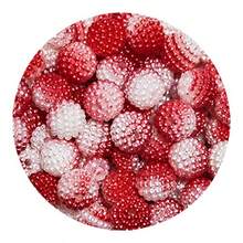 Cracked Pearl 12mm With Hole 50 Units - Red and White - View 2