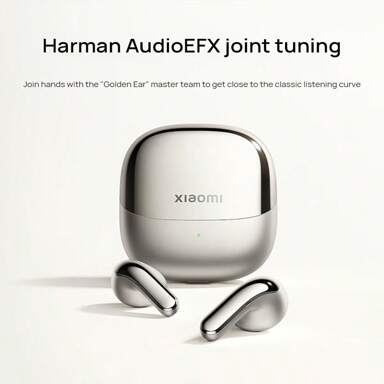 Xiaomi Auriculares deportivos Buds5 Pro con imán, colisión de colores, conducción aérea sin daño al canal auditivo + tecnología de vanguardia para correr sin caídas, IP54 resistente al agua y al sudor/superlarga duración de la batería, adecuado para maratón, color dorado