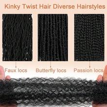 16inch Elastic Dreadlock Wig Curly Hair (Single) - Khaki - View 4