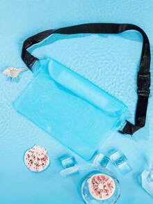 防水游泳包，密封浮动潜水腰包，水下手机壳，干式单肩包，适合海滩、划船、运动。大容量防水手机袋，三层密封触摸屏防水手机腰包，适合游泳、漂流和潜水防水手机收纳袋 - 确保手机干燥存放，适合暑假、潜水、游泳、海滩手机壳。