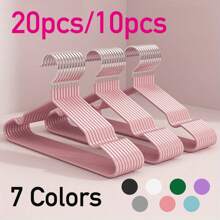 100/60/20/10/1 Pc Commercial Metal Hangers - Heavy Duty Non-Slip Rubber Coated Garment Hangers, Ultra Strong Rustproof Closet Organizers For Hotel/Retail/Home Use - Luxury Space Saving Hangers For Coats/Dresses/Pants,Wardrobe Organiser(Bulk Set)