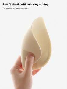 Copa de ropa interior acolchada de 6 cm de grosor, relleno para pechos pequeños, insertos de almohadilla de pecho con aumento desmontables y lavables para aumentar el acolchado, accesorios de ropa interior y sujetador - Albaricoque - Ver 7