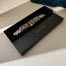 DAYAND NIGHT 2025年新款奢华复古女士手链表，金色石英时尚设计师腕表，适合派对、庆典或日常佩戴。情人节、周年纪念或生日的完美礼物。万圣节、圣诞节热销款