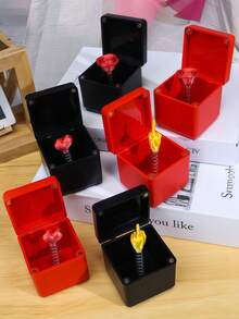 Pop-Up Middle Finger Surprise Gift Box - Prank Novelty Gag Gift For Adults, Office Desk Decor, Wedding, Birthday, Bachelorette Party, Christmas, April Fools & Holiday Pranks - Funny Practical Joke Gift For Friends, Family, Husband, Wife, Boyfriend, Girlfriend,Add Joy To The Party. - Multicolor - View 10