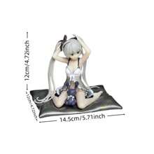 Figura de anime de niña conejito, adecuada para decoración de carro, decoración de carcasa de PC de animación 2D, regalo para estudiante niña