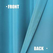 2025Hot-BONZER Waterproof Outdoor Curtains Patio, Premium Thick Privacy Weatherproof Grommet Outside Curtains Porch, Pergola, Cabana, 1 Panel, 54W X 84L Inch, - 藍綠色 - 查看 6