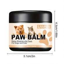 Baume pour les pattes de chien et de chat | Baume pour les coussinets des pattes de chien | Adoucissant pour le museau des chiens | Baume pour les pattes de chien et le baume pour le nez de chien pour les nez et les pattes secs, fissurés, irrités, qui démangent (1,411 oz*2)