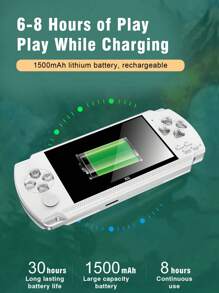 1pc New Game Console With Classic 4.3-Inch Large Screen Built-In 20000 Retro Nostalgic Games 12 Emulators For FC/GBA Supports Two-Player Battles Supports TV Connection Handheld PSP Pocket Handheld Arcade Joystick Holiday Gift