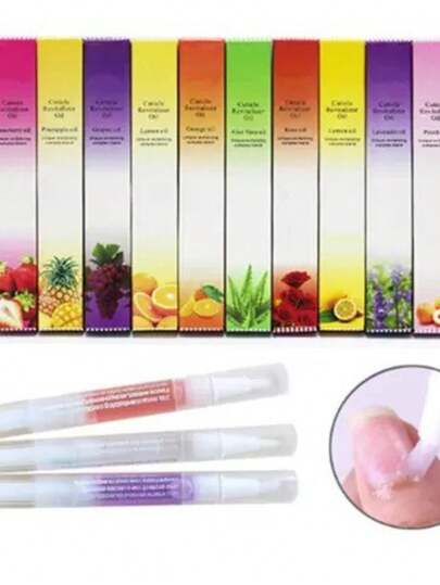 10 PEÇAS Canetas Óleo Revitalizador De Cutículas unhas hidratação