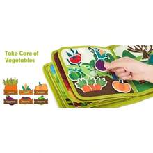 Felt Busy Books Children's Cognitive Educational Enlightenment Unbreakable Felt Books DIY Farm Stories Toy Books