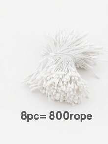 1 Bundle 100pcs Of 2mm Artificial Flower Stamens, Home Flower Craft Decoration,Fake Flower Stamens,Pistil Artificial Pearlized Floral Pollens Stamen,For Christmas Wedding Flower Making Scrapbook Decoration, Wedding Scene Accessories - Multicolor - View 16