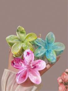 3 piezas Clips para el cabello multicolor para la vida diaria, fiestas, playa y casual para volver a la escuela para mujeres