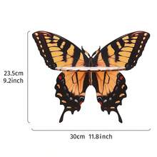 1 pieza de Estantería de pared montada creativa y minimalista (los clavos no están incluidos), disponible en múltiples estilos: libélula, hoja de plátano, mariposa, loto - Accesorio colgante de decoración de pared, estantería de almacenamiento pequeña de madera de bricolaje