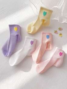 5双装透气网眼儿童袜，适合1-16岁儿童，轻便舒适，适合春、夏、秋季穿着，也适合青少年、学生和女婴。