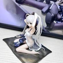 Figura de anime de niña conejito, adecuada para decoración de carro, decoración de carcasa de PC de animación 2D, regalo para estudiante niña