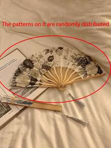 1/2 Stücke faltbarer Bambus Fächer für Mädchen mit Quasten & Blumen, traditionelles chinesisches Kostüm Tanzzubehör Vintage, Mädchen Bambus faltbarer China-Chic kleiner Fächer mit Quasten Blume Kostüm-Requisiten, eleganter, angenehmer und prachtvoll Stil, Fotografie Requisiten können mitgenommen und zusammengeklappt werden für den Sommer, für Hochzeiten, Geschenke, Hochzeitspartys, für Partys, Proms, Ausflüge