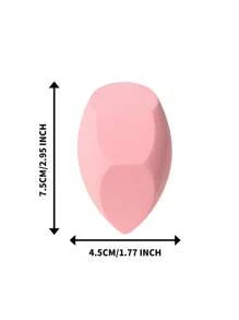 1pc Extra Large 2-In-1 Makeup Sponge, Olive Oil Shaped Dual-Edged Makeup Puff, Reusable & Washable Makeup Applicator Suitable For Powder, Liquid, Setting Makeup, Soft Texture, Ideal For Men And Women, Portable Daily/Travel Essential