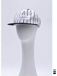 1 pieza Gorra tipo snapback de secado rápido con rayas y cuadros, top suave, para mujer primavera/verano, delgada y transpirable, con protección solar para uso en exteriores y estilo callejero, sombrero ajustable unisex para viajes al aire libre y sombreado solar de verano