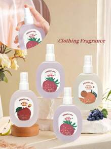 1PC 120ML Clothing Fragrance, Fruit Scented Air Freshener Can Be Used For Clothing Bedroom Closet To Remove Odors Air Freshener Valentine Day Valentines Supplies Wedding Items