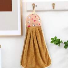 Soft Hand Towel Dishcloths Hanging Cloth Kitchen Accessories Coral Velvet Bathroom Supplies Microfiber