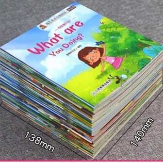 Lachilly Learning English Story Book Children Preschool Education Various Stories Kindergarten Materials, Books With Simple Stories And Beautiful Illustrations Vocabulary Learning Books For Kids