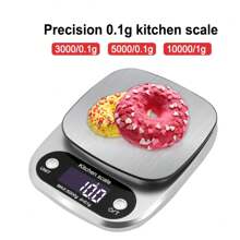 1pc, Scale, High-Precision Stainless Steel Digital Kitchen Scale, Electronic Scale, Precision Baking Household Small Scale, Food Scale, Medicine Scale, Coffee Scale, Postal Scale, Kitchen Stuff, Baking Tools