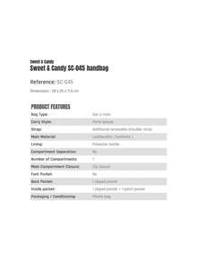 Sweet & Candy Women's Handbag Pu Leather Collage Art Style Flower Pattern Cute Fun Print Original Design Light To Carry Travel School Commuting Retro College Exquisite Commuting - Green - View 6