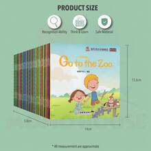 Lachilly Learning English Story Book Children Preschool Education Various Stories Kindergarten Materials, Books With Simple Stories And Beautiful Illustrations Vocabulary Learning Books For Baby And Kids