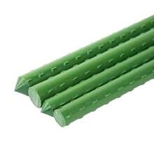 17pcs Multi-Function Garden Support Stake - Durable Metal Core, Includes (7 Support Rods, 2 A-Type Connectors, 4 Connecting Pipes, 4 Universal Clips), Plastic Coated, Anti-Oxidation, Easy To Insert, Suitable For Climbing Plants, Vines, Fruits And Vegetables.