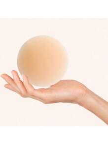 1 Pair Breathable Invisible Breast Petals, Thin Thermal Adhesive Anti-Slip Silicone Bra Pasties, Reusable For Dresses, Backless, Strapless