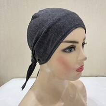 Tie Back Hijab Underscarf Hats Headband Scarf Islamic Full Cover Turban Caps Headscarf Women Abaya Accessories Under Cap Veiled Clothes - Multicolor - View 27