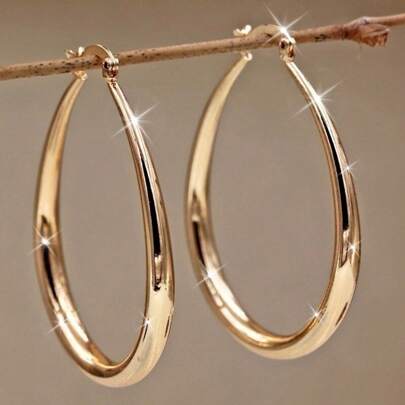 Simple Colorful Hoop Earrings - Women's Elegant Jewelry Gifts