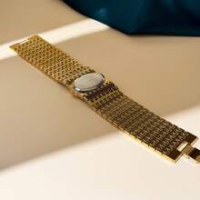 DAYAND NIGHT Brand 2025 New Women's Party Fashion Wrist Watch, Gold Luxury Elegant Quartz Watch, Suitable For Party, Banquet Or Daily Wear. A Perfect Choice For Valentine's Day Gift, Anniversary Gift Or Birthday Gift. Two Colors: Gold Case With Gold Dial, And Gold Case With White Dial - 金色 - 查看 18