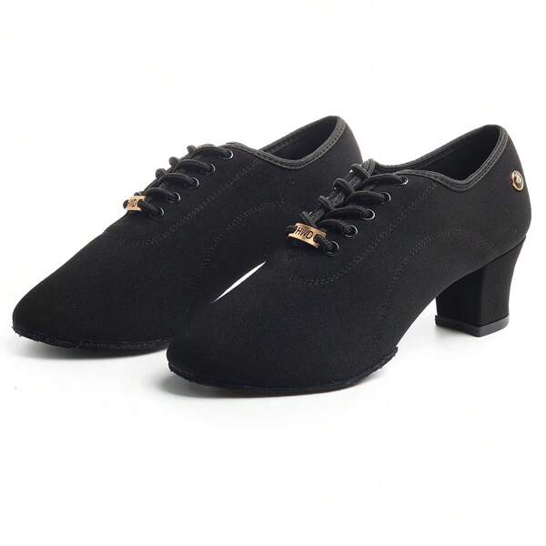 Chaussures de danse modernes pour femmes, style jazz et latin, en toile Oxford à talons hauts de 5 cm. Chaussures de danse sociale à semelle souple, pour usage intérieur et extérieur, chaussures de formation professionnelle pour danse sportive