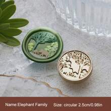1 Pc, Various Animal Series, Removable Wax Seal Heads, Deer/Cat/Dog/Squirrel/Hedgehog And Other Animals, Suitable For Envelope Letter Paper, Wedding Invitations, Parties, Wine Packaging, DIY Craft Seal Decoration, Gift Decoration, Graduation Parties, Anniversaries, Various Festive Gifts,Back To School,School Supplies