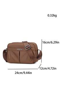 Multi Layer Multifunctional Women's Shoulder Bag With Large Capacity For Travel Crossbody Bag, Multi Pocket Shoulder Bag Suitable For Travel, Shopping, And Work