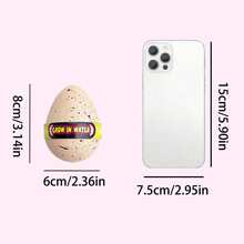 1/2/4/6pcs Rainbow Unicorn Hatched Eggs, Tianma Water Swelling Eggs, Simulated Silicone Animal Models, Party Gifts