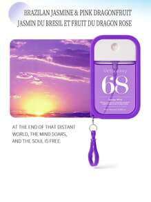 1 Pc Fragrance Spray,3.17oz(48ml), With Silicone Sleeve – Long-Lasting Aromatherapy , Air Freshener,Deodorizer, Portable Niche Scent For Dating, Party, Gathering, Traveling, Holiday, Home, Hotel, Office, Ideal Gift For Family, Relatives And Friends