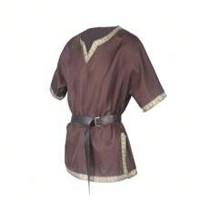 Nuevo estilo europeo y americano Wish Vestido con cuello en V y mangas cortas de estilo medieval para cosplay, disfraz de Halloween