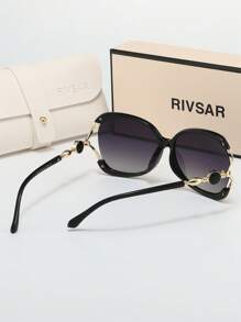Óculos de Sol Polarizados de Moda Retrô RIVSAR para Mulheres, Acessório Elegante para Festa, Viagem, Reunião, Verão, Joia, Férias, Marca Premium, Presente de Festival, Dia dos Namorados, Natal, Halloween, Presente Ideal para Passeios, Praia, Férias à Beira-Mar e Presentes para Família e Amigos