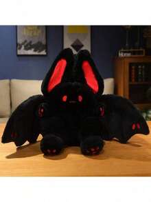Cute Bat Rabbit Plush Doll Pillow Soft Stuffed Toys, Birthday Gift For Girls, Halloween Bat Plush Decor, Home Decoration, Children Gift - 彩色 - 查看 10